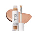 RMS Revitalize Hydra Concealer with swatch behind product against white background.