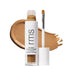RMS Revitalize Hydra Concealer with swatch behind product against white background.