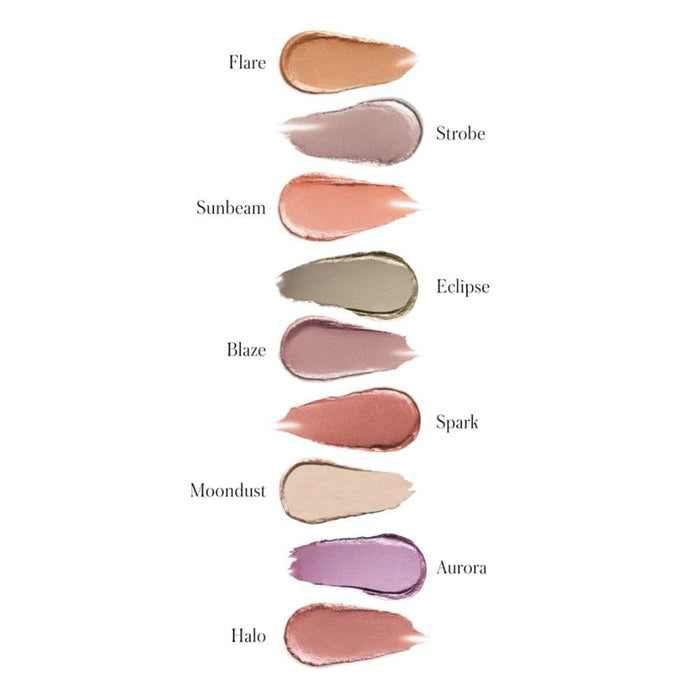 RMS Beauty Eyelights Cream Eyeshadow swatches with names