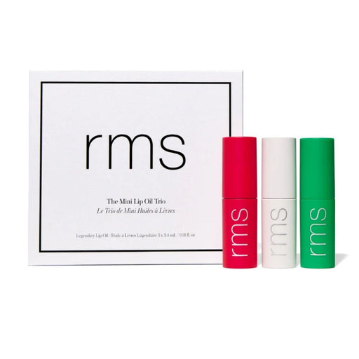 RMS Beauty Mini Lip Oil Trio box and contents