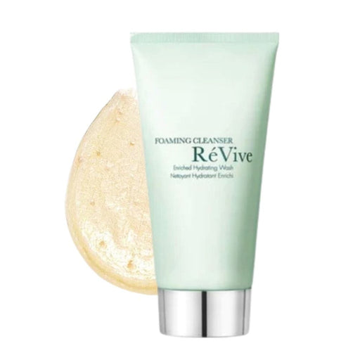 ReVive Foaming Cleanser Enriched Hydrating Wash 4.2oz with swatch