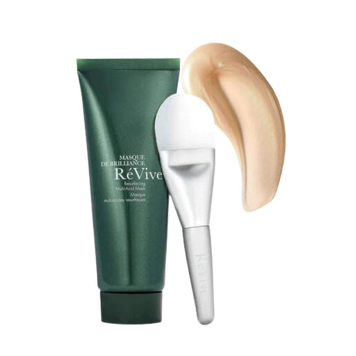 ReVive Resurfacing Multi Acid Mask 2.4oz applicator and tube with swatch