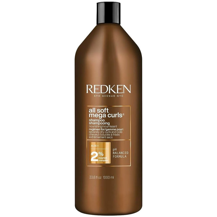 Redken All Soft Mega Curls Shampoo liter size