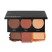 Smashbox Step-By-Step Contour Palette Medium/Deep open palette with swatches beneath 