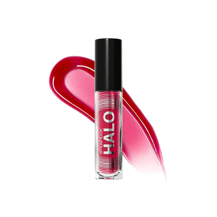 Smashbox Halo Plump + Glow Lip Gloss Spark with swatch