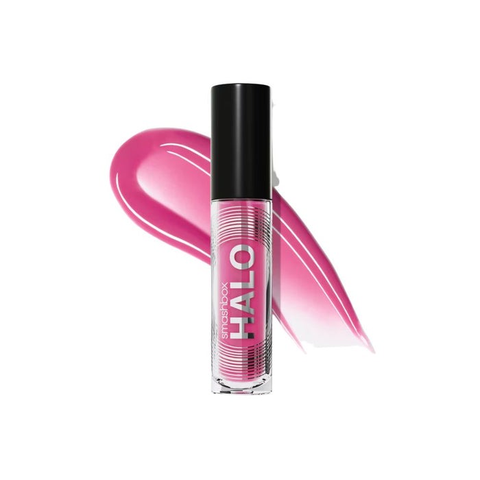 Smashbox Halo Plump + Glow Lip Gloss Gula-Glow with swatch
