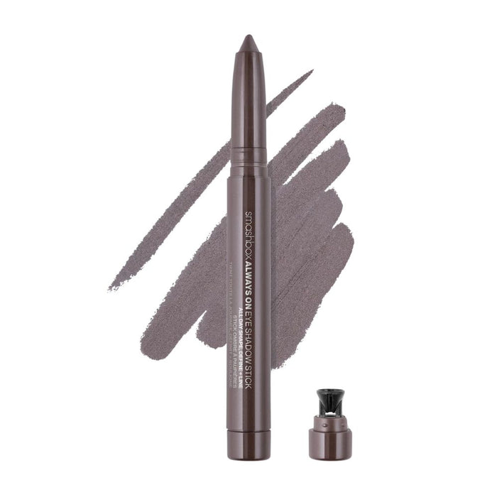 Smashbox Always On Eye Shadow Stick Stone Fox with swatch behind