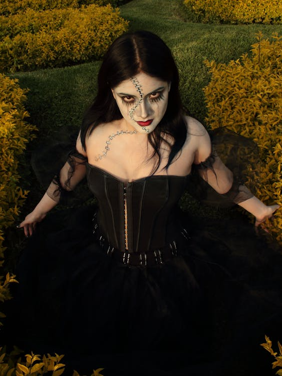 a woman wearing special FX makeup