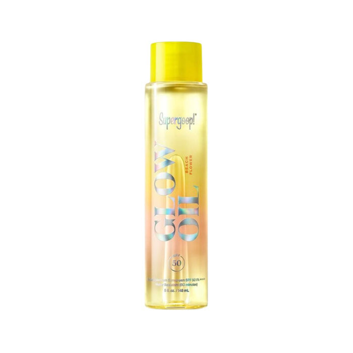 Supergoop! Limited Edition Glow Oils SPF 50 5fl oz. Beach Flower