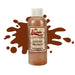 Skin Illustrator Fleshtone Liquids Cedar Brown 4oz bottle with swatch behind