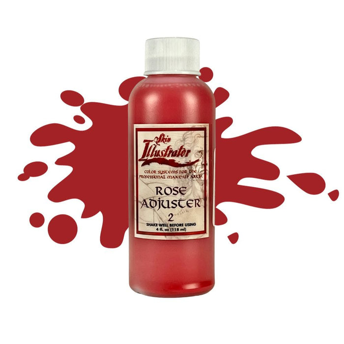 Skin Illustrator Fleshtone Liquids Rose Adjuster 2 4oz bottle with swatch behind