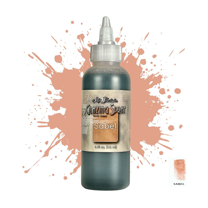 Skin Illustrator Glazing Spray 4oz sabel with swatch