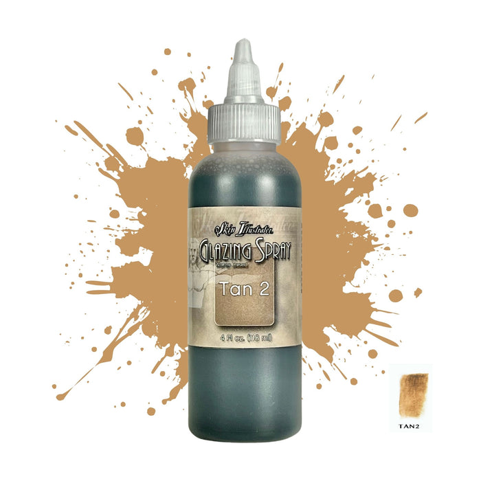 Skin Illustrator Glazing Spray 4oz tan 2 with swatch