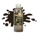 Skin Illustrator Grunge Liquid Dark Brün 4oz with swatch behind