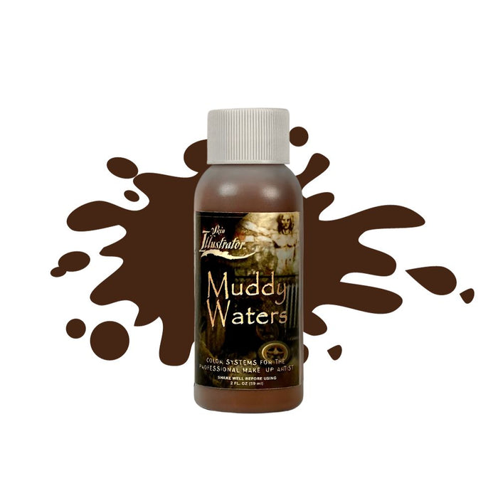 Skin Illustrator Grunge Liquid Muddy Waters 2oz with swatch behind
