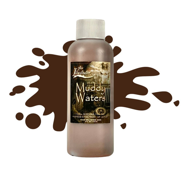 Skin Illustrator Grunge Liquid Muddy Waters 4oz with swatch behind