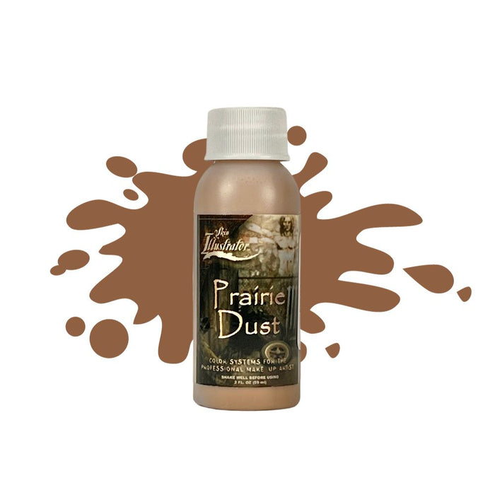 Skin Illustrator Grunge Liquid Prairie Dust 2oz with swatch behind