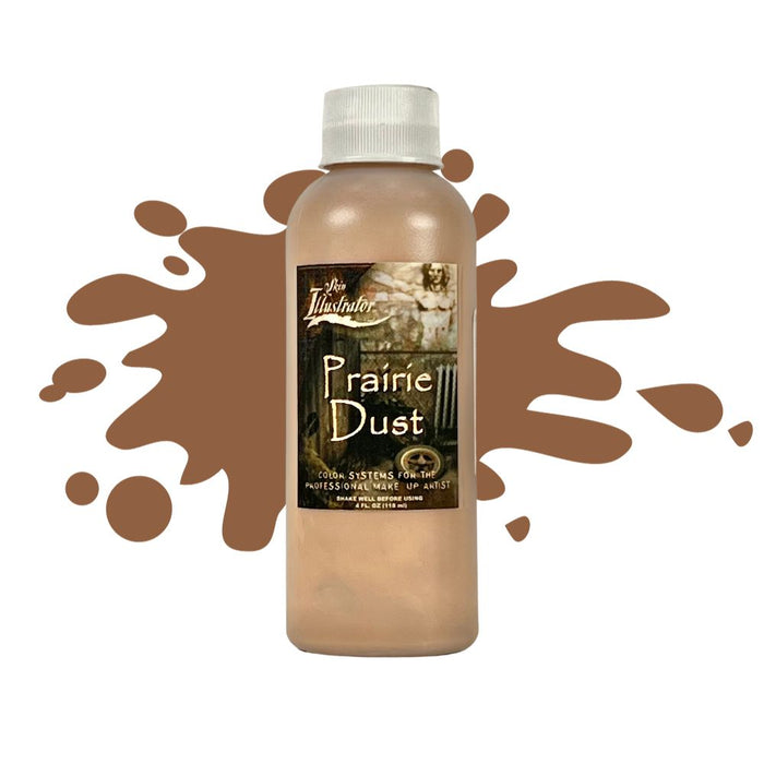 Skin Illustrator Grunge Liquid Prairie Dust 4oz with swatch behind