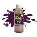 Skin Illustrator Mardi Gras Liquid Purple Justice 4oz bottle with swatch behind.