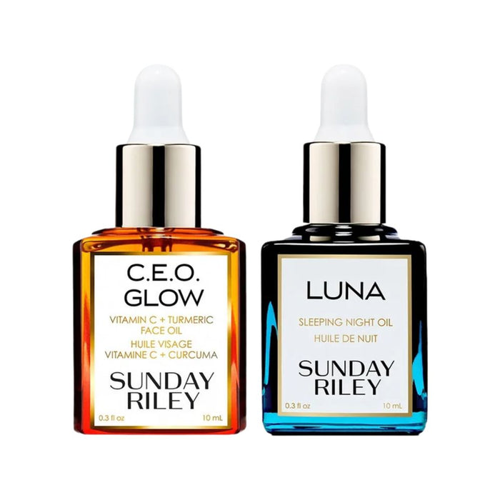 Sunday Riley Day And Night Brighten And Plump Kit