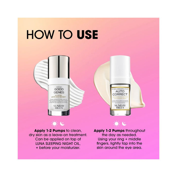 Sunday Riley Instant Gratification Exfoliate And Brighten Kit