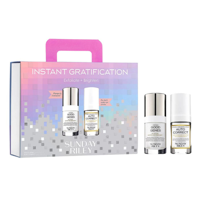 Sunday Riley Instant Gratification Exfoliate And Brighten Kit