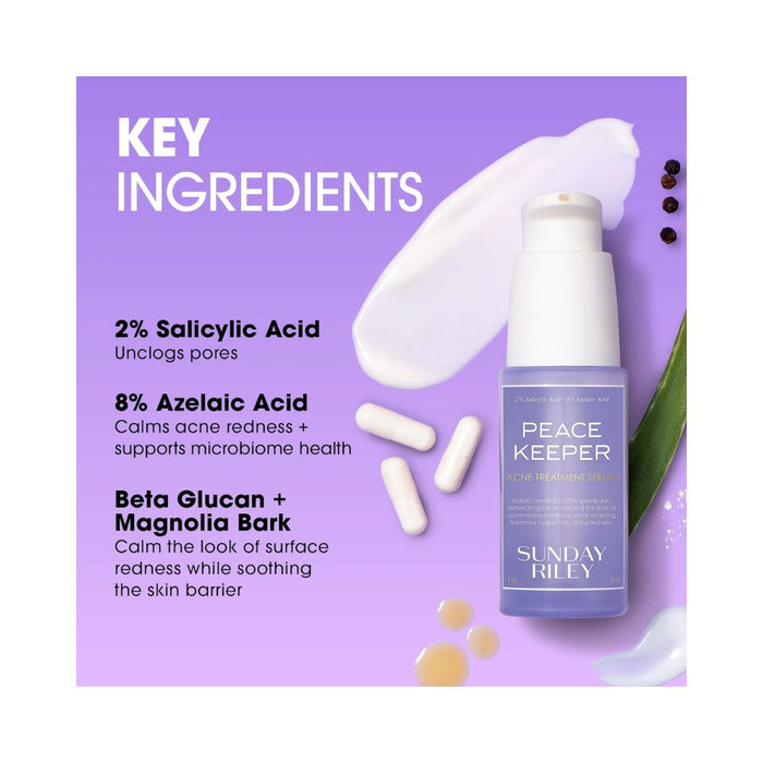 Sunday Riley Peace Keeper Acne Treatment Serum