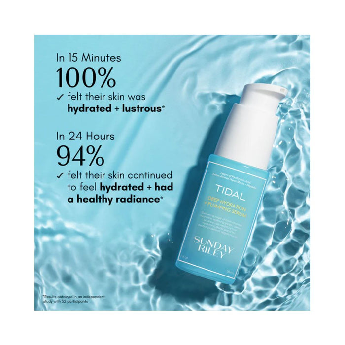 Sunday Riley Tidal Deep Hydration And Plumping Serum 1oz