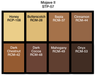 Ben Nye Studio Color Palette Mojave II STP-57 shade names