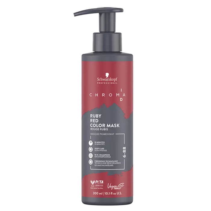 Schwarzkopf Chroma ID Bonding Color Mask 6-88 Ruby Red 10.1oz