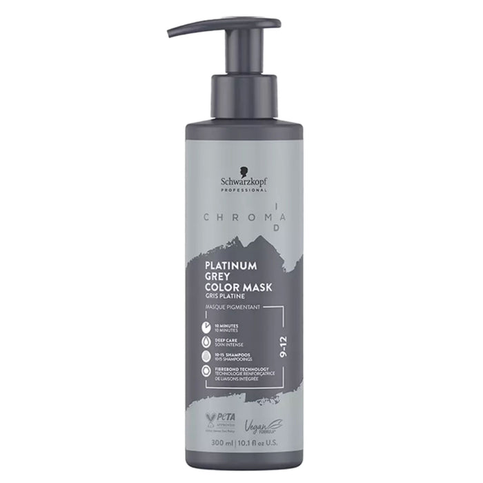 Schwarzkopf Chroma ID Bonding Color Mask 9-12 Platinum Grey 10.1oz