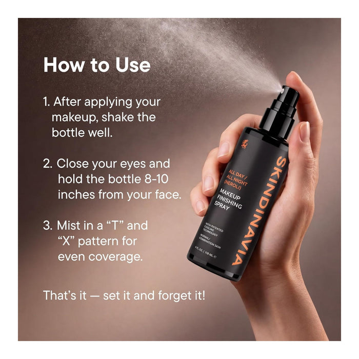 Skindinavia All Day / All Night Makeup Finishing Spray