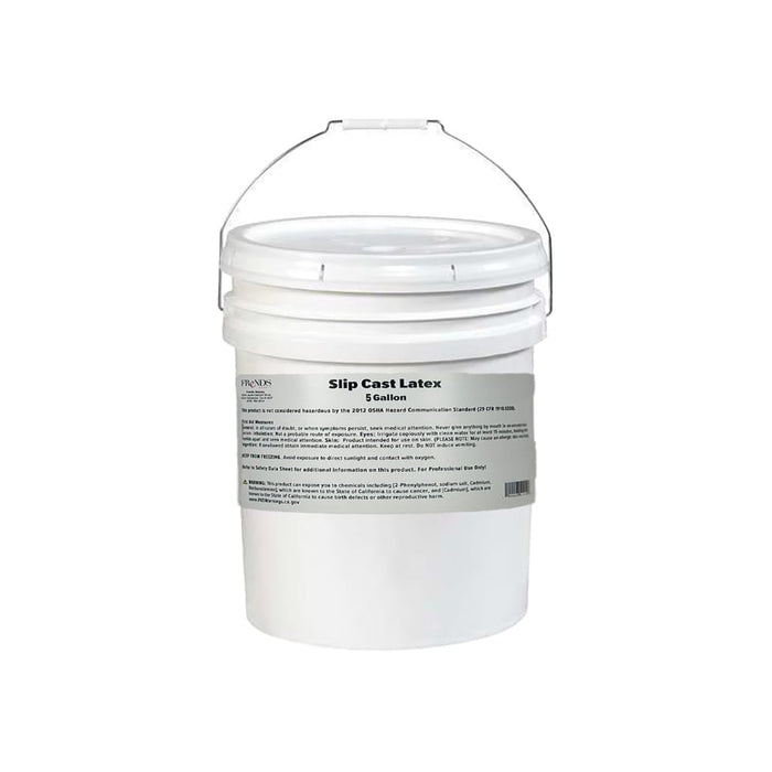Slip Cast Latex 5 Gallon pail with label