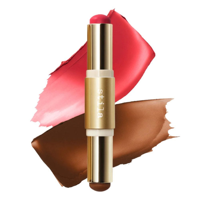 Stila Blush & Bronze Hydro-Blur Cheek Duo Guava & Mocha with swatches