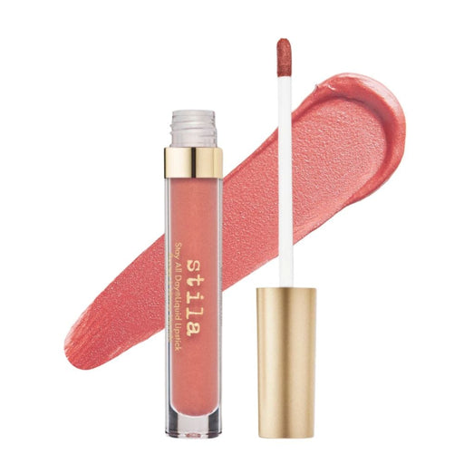 Stila Carina Shimmer SAD Liquid Lipstick with swatch