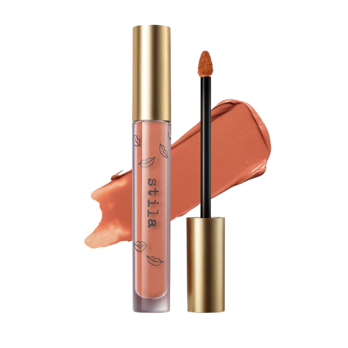 Stila Stay All Day Liquid Lipstick Sugar Peach with swatch