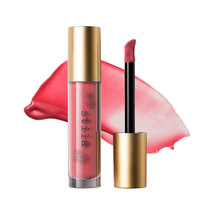 Convertible Color Nourishing Liqua-Tint Fresh Poppy with swatch behind
