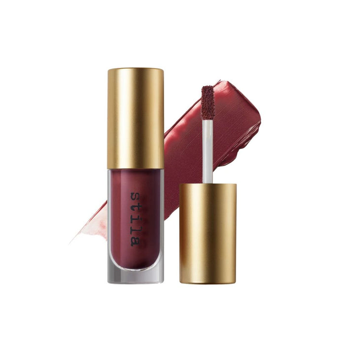 Stila Liqua-Play Eye Shadow Matte Figgy with swatch