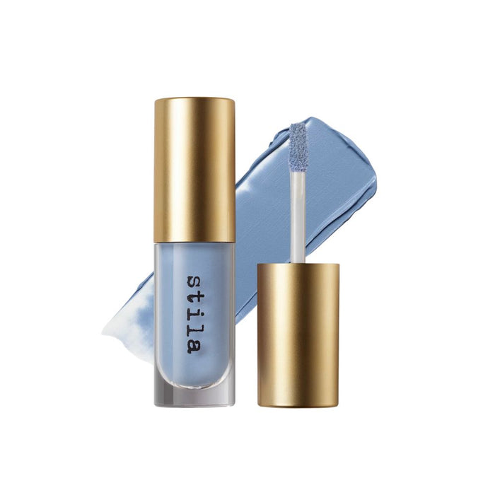 Stila Liqua-Play Eye Shadow Matte Peekablue with swatch