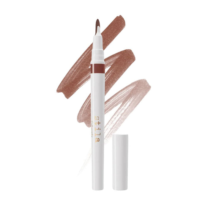 Stila Calligraphy Lip Stain Malala with swatch behind