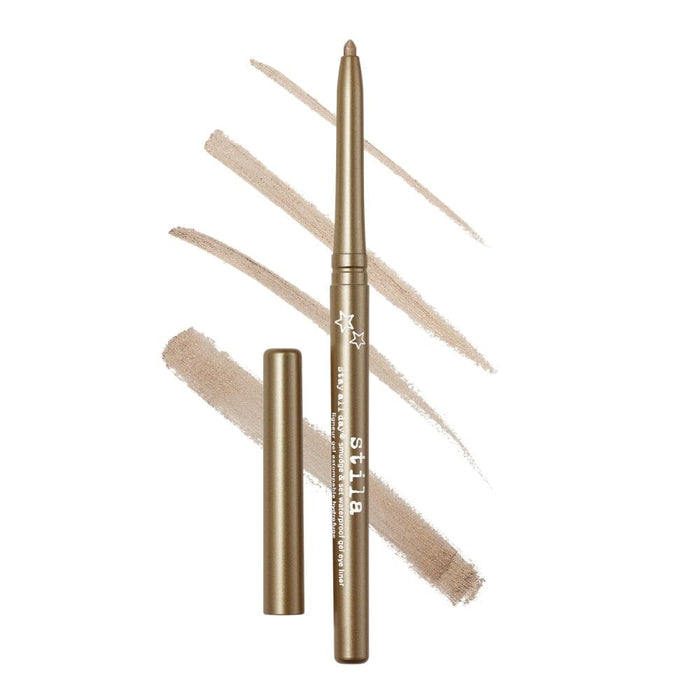 Stila Stay All Day Smudge & Set Waterproof Gel Eye Liner Cashmere with swatches