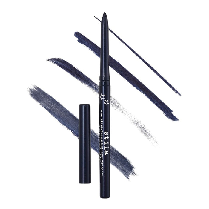 Stila Stay All Day Smudge & Set Waterproof Gel Eye Liner Vivid Sapphire with swatches