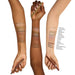 Stila Stay All Day Smudge & Set Waterproof Gel Eye Liner arm swatches on different skin tones light, medium and dark