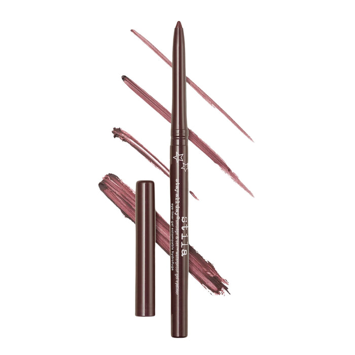 Stila Stay All Day Smudge & Set Liner Spice with swatches behind