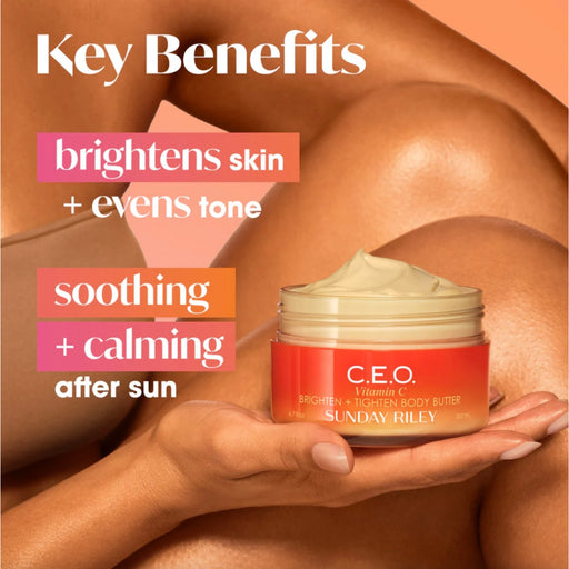 Sunday Riley C.E.O Vitamin C Body Butter Key Benefits