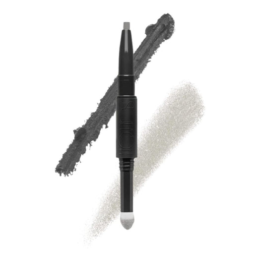 Surratt Smoky Eye Baton Partir en Fumee with solid and smudged swatches