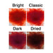 The Dark Arts Company blood color swatches