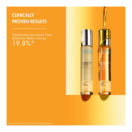 The Organic Pharmacy Antioxidant Duo clinical result *after twice daily application over 4 weeks