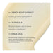 The Organic Pharmacy Vitamin Protection Face Cream key ingredients text information over product swatch