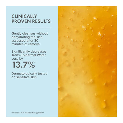 The Organic Pharmacy Rose Facial Cleansing Gel clinical results infographic